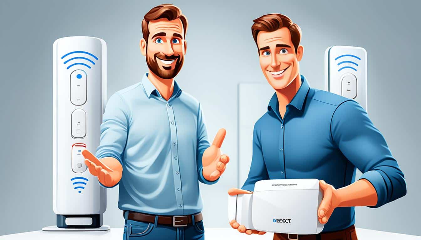 Gerät Zwingen Mit Repeater Zu Verbinden Anleitung: DECT Telefon mit Repeater verbinden
